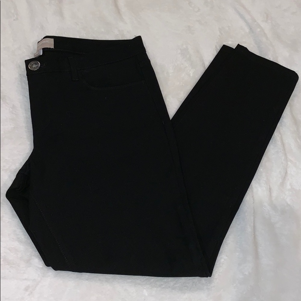 Banana Republic Sloan Fit Black Skinny Pant